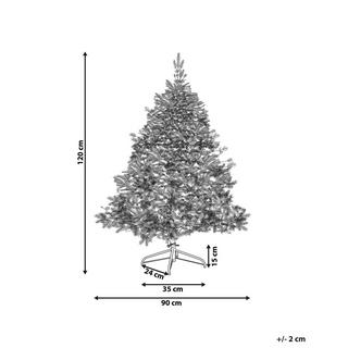 Beliani Albero di Natale en Materiale sintetico Glamour TOMICHI  