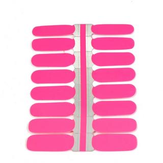 LAUED  vegane Nagelfolien solid neon Pink Panther 