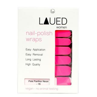 LAUED  vegane Nagelfolien solid neon Pink Panther 