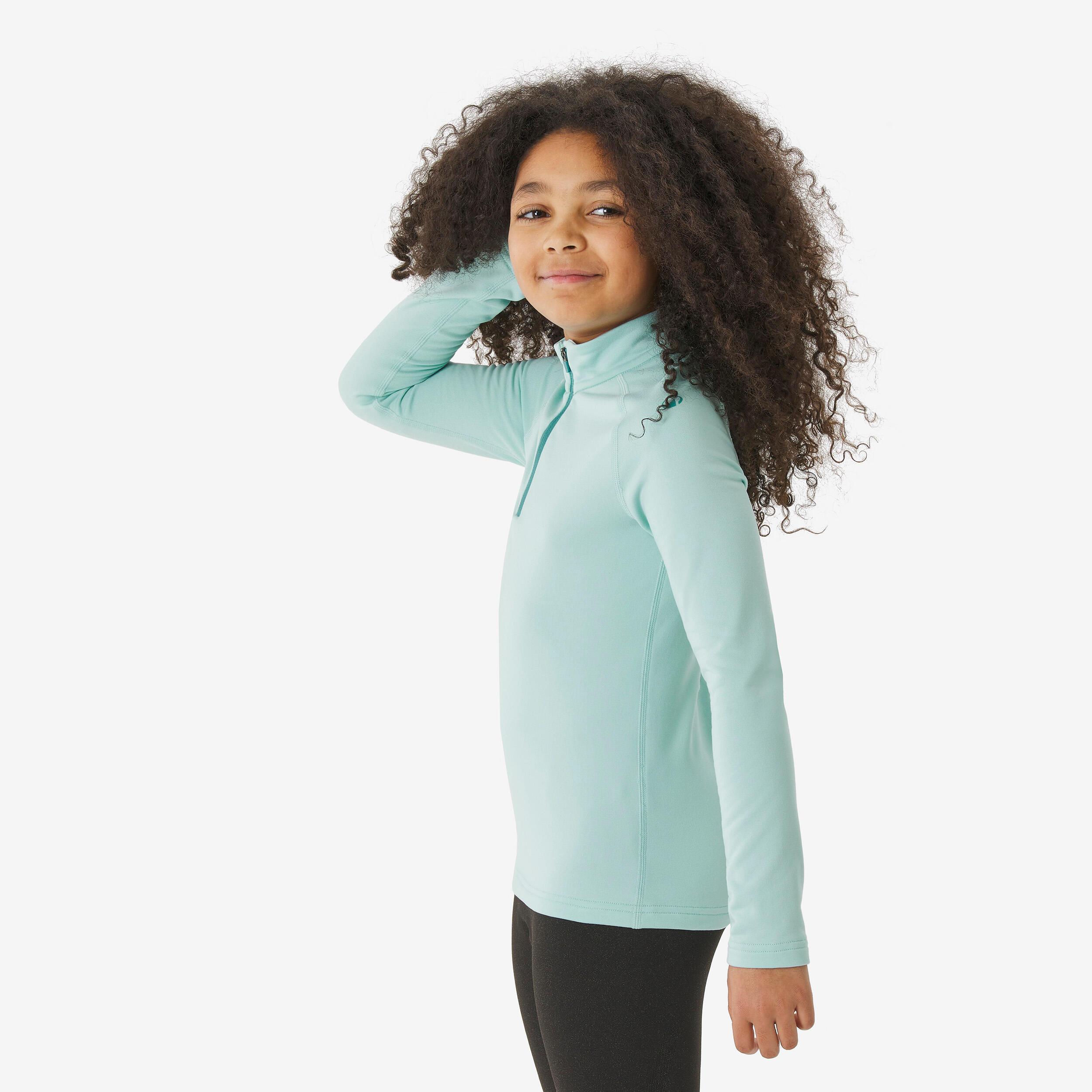 WEDZE  Skiunterhemd Kinder Warm mit Reissverschluss 