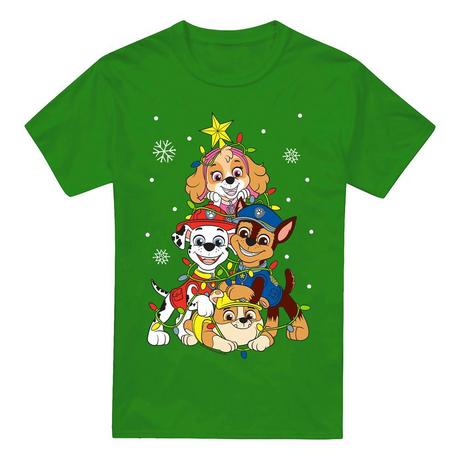 PAW PATROL T-Shirt Grafica Albero di Natale  