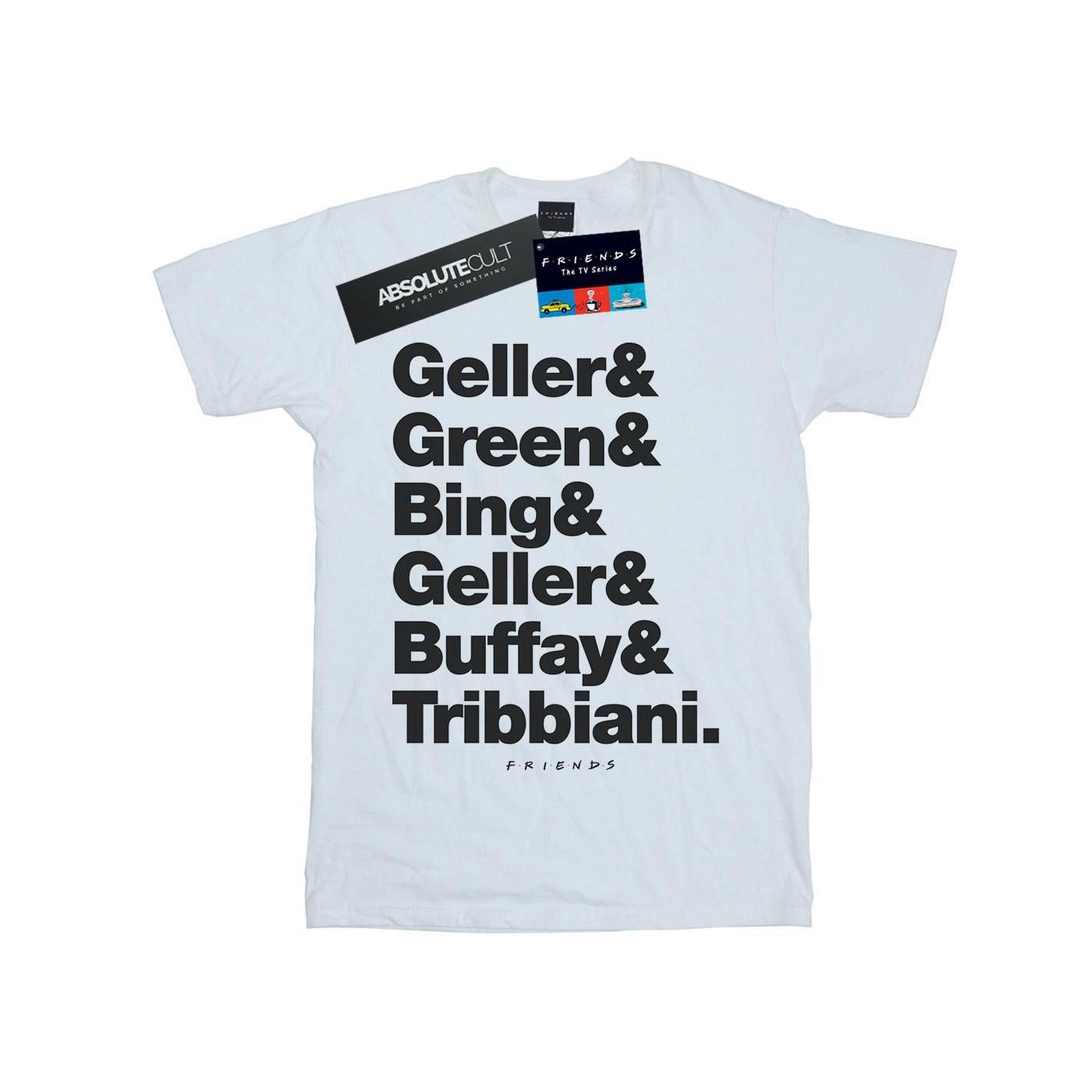 Friends  Surnames Text TShirt 