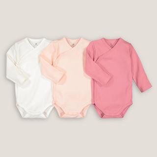 La Redoute Collections  Lot de 3 bodies naissance en coton bio 