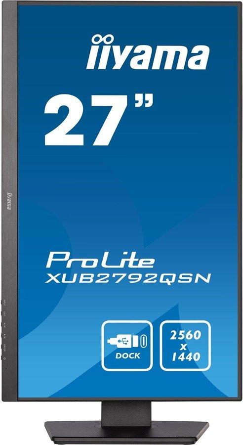 Iiyama  ProLite XUB2792QSN-B5, 68,6 cm (27 Zoll), 75Hz, QHD, IPS - DP, HDMI 