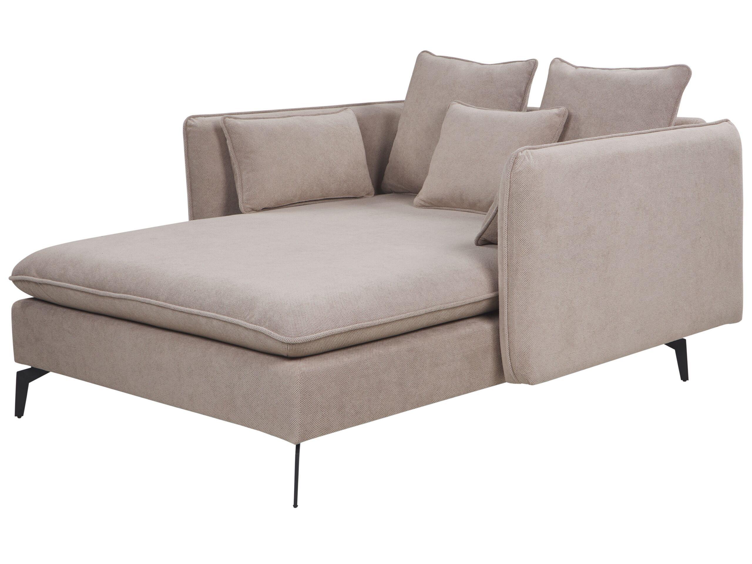 Beliani Chaiselongue aus Polyester Modern CHARMES  