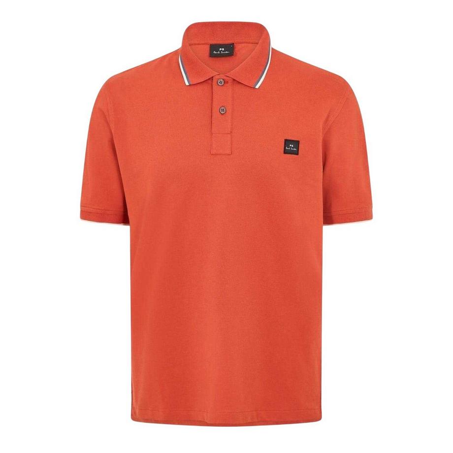 Maglietta Polo Tasca A Toppa Cotone Logo