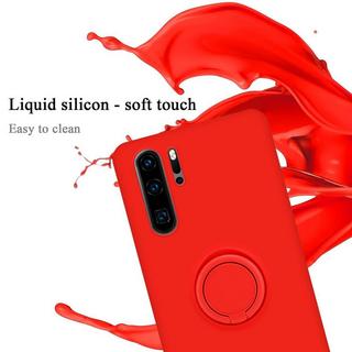 Cadorabo  Hülle für Huawei P30 PRO TPU Silikon mit Ring Liquid 