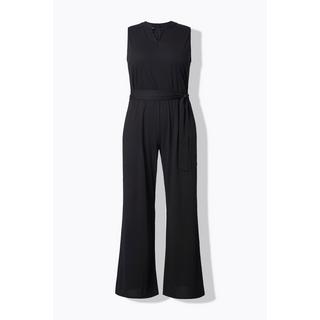 Ulla Popken Ärmelloser Jersey Jumpsuit  