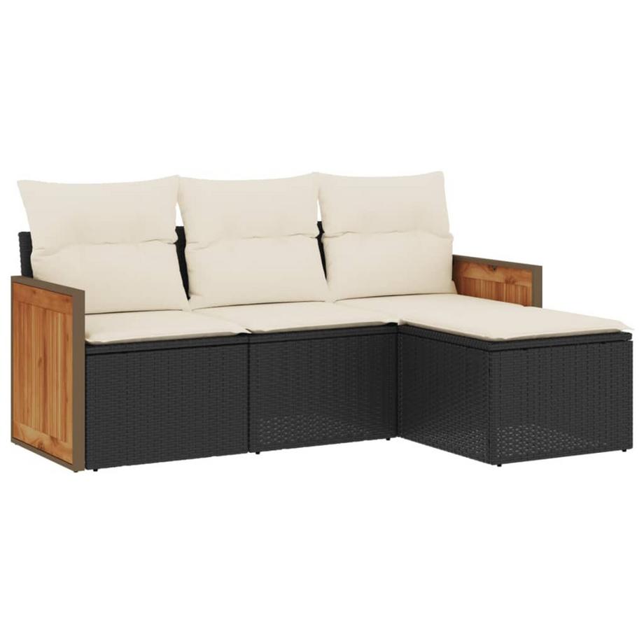 set divano da giardino Polirattan