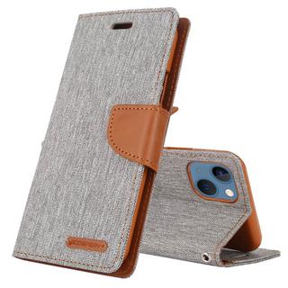 Mercury  iPhone 14 Plus - Mercury Canvas Stoff Etui 