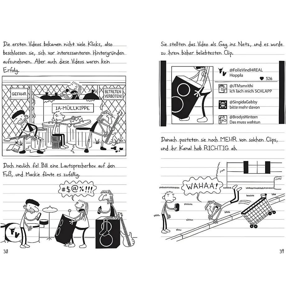 Gregs Tagebuch 17 - Voll aufgedreht! Kinney, Jeff; Schmidt, Dietmar (Übersetzung) Gebundene Ausgabe 