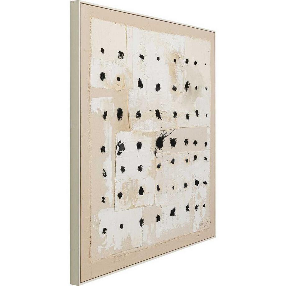 KARE Design Tableau encadré Creative Dots 120x120  