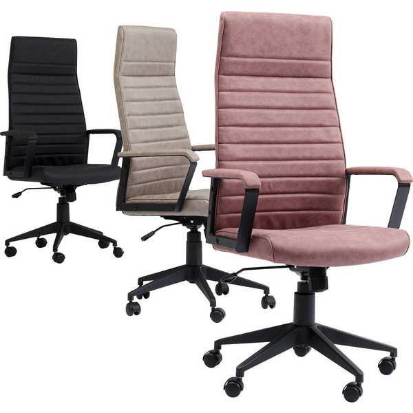 mutoni Chaise de bureau pivotante Labora High Pebble  