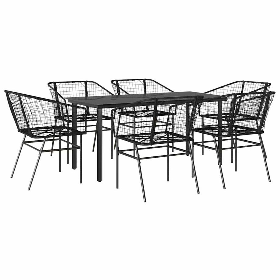 Ensemble de salle à manger de jardin rotin