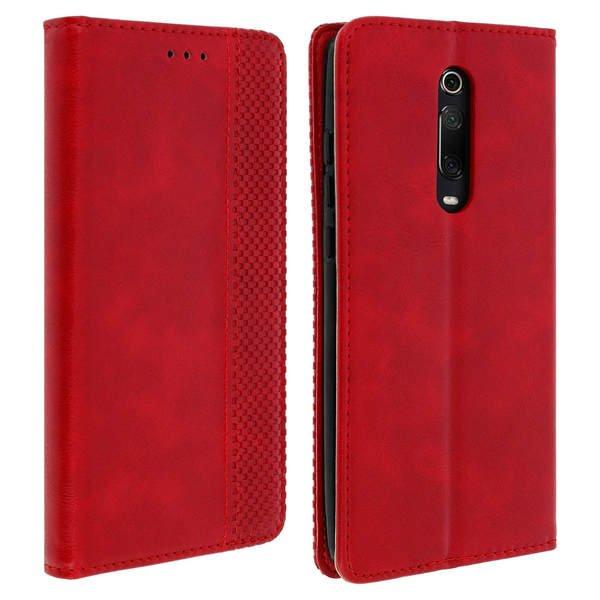 Avizar  Vintage Retrohülle Xiaomi Mi 9T Rot 