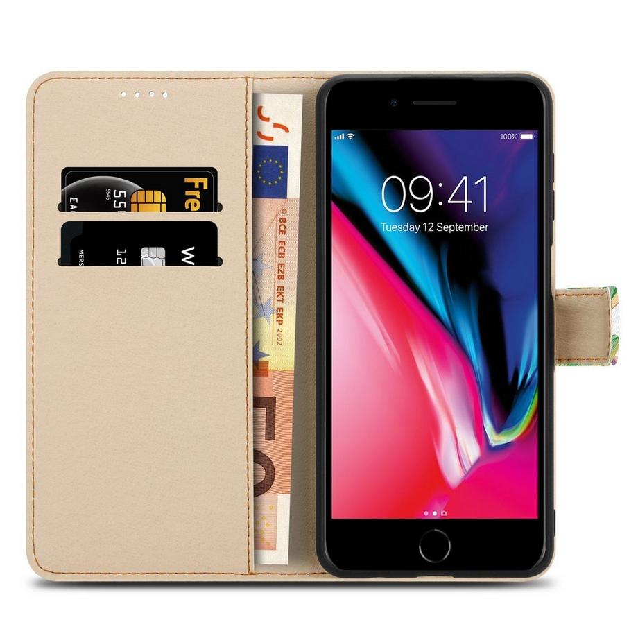 Cadorabo  Hülle für Apple iPhone 7 PLUS  7S PLUS  8 PLUS Kartenfach 