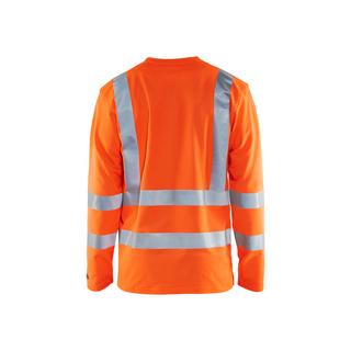 Blaklader  t-hirt manche longue haute viibilité col v anti-uv 