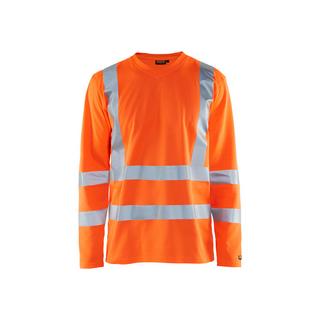 Blaklader  t-hirt manche longue haute viibilité col v anti-uv 