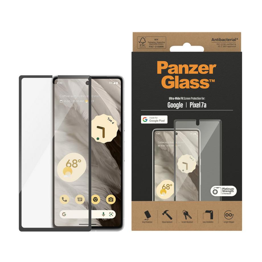PanzerGlass  ® Screen Protector Google Pixel 7a | Ultra Wide Fit Pellicola proteggischermo trasparente 1 pz 