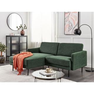 Beliani Ecksofa aus Polyester Modern BREDA  