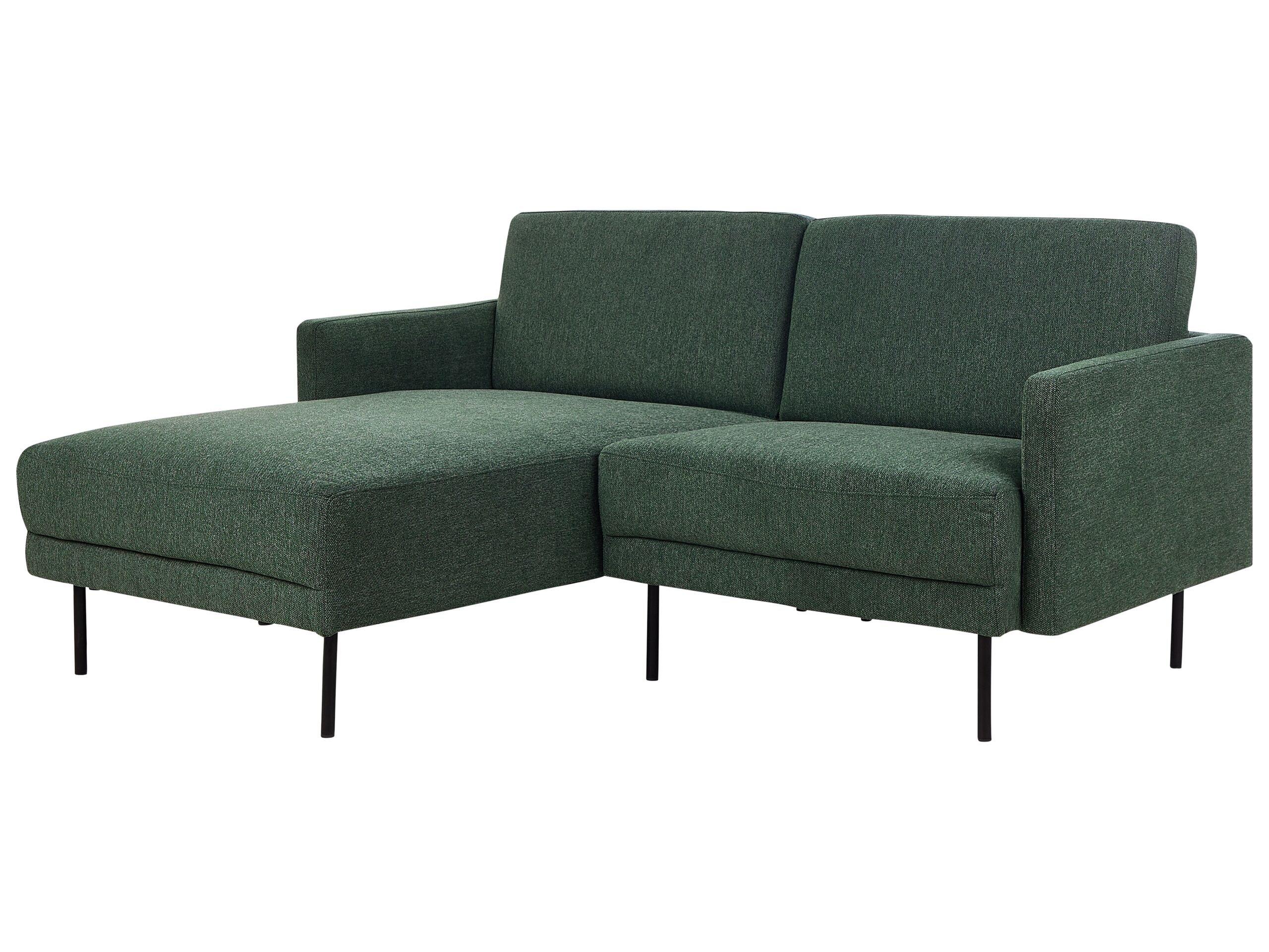 Beliani Ecksofa aus Polyester Modern BREDA  