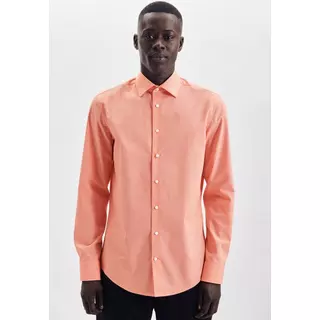 Seidensticker Business Hemd Slim Fit Langarm Uni  Orange