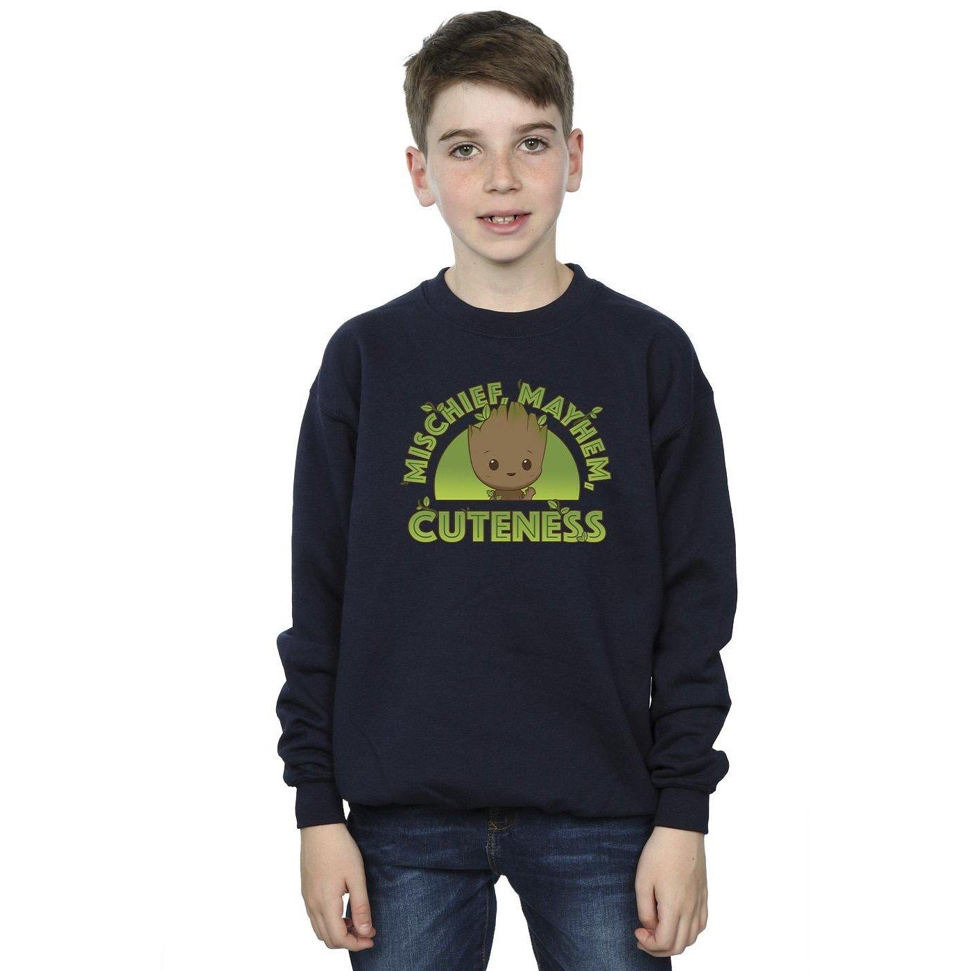 MARVEL  I Am Groot Mischief Mayhem Sweatshirt 