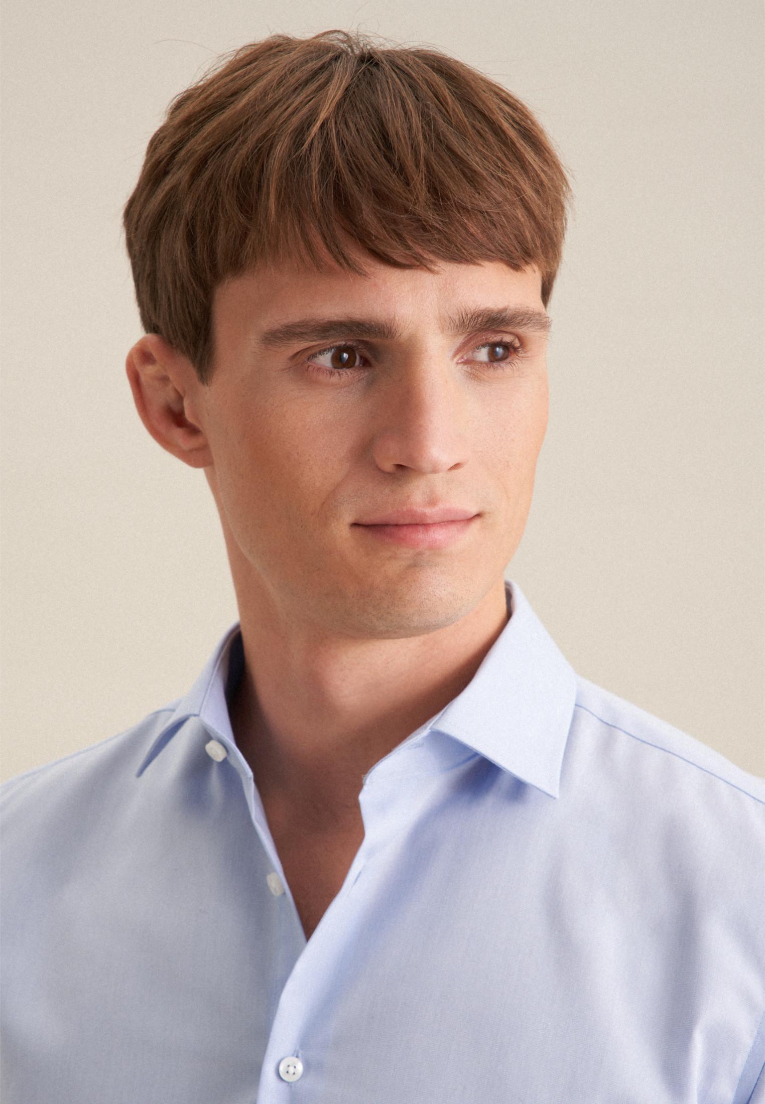 Seidensticker Business Hemd Slim Fit Kurzarm Uni  