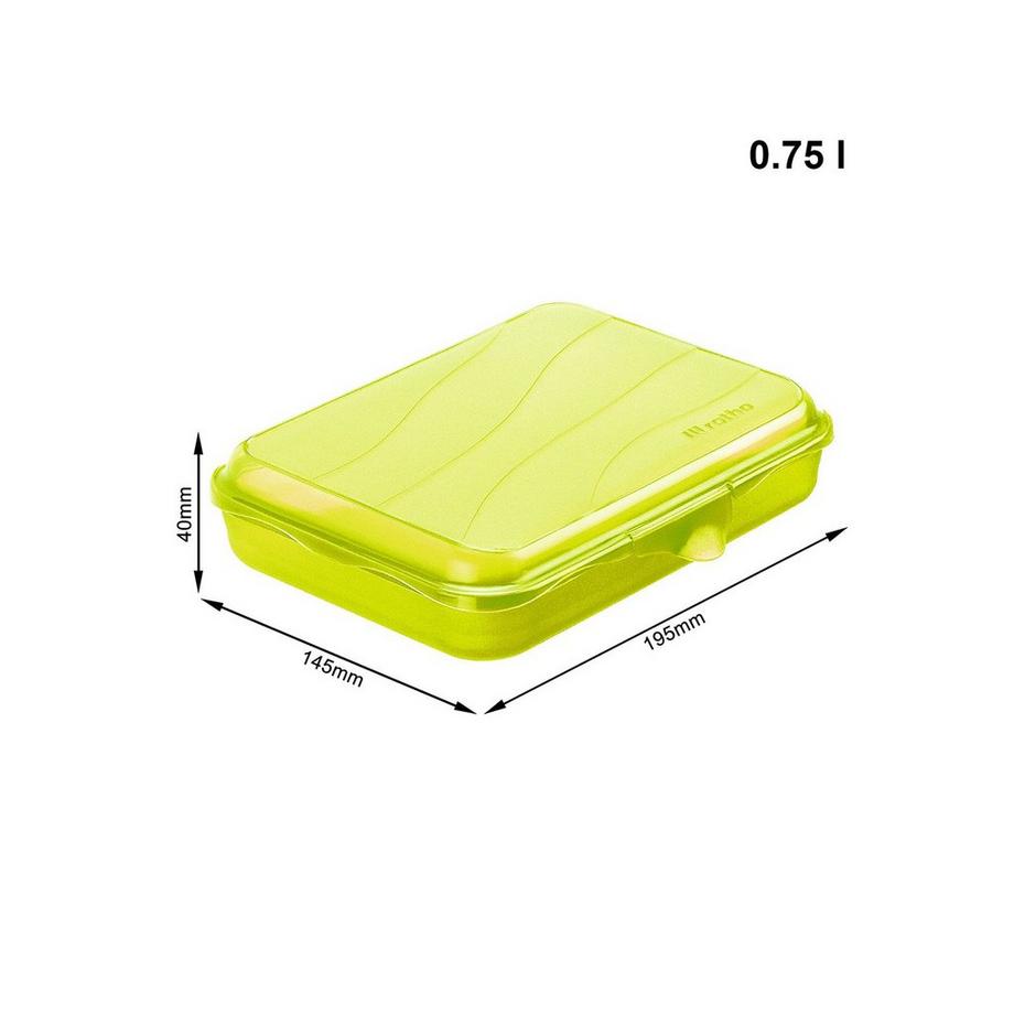 rotho  Rotho Funbox Brotdose 0,75 l Grün 1 Stück(e) 