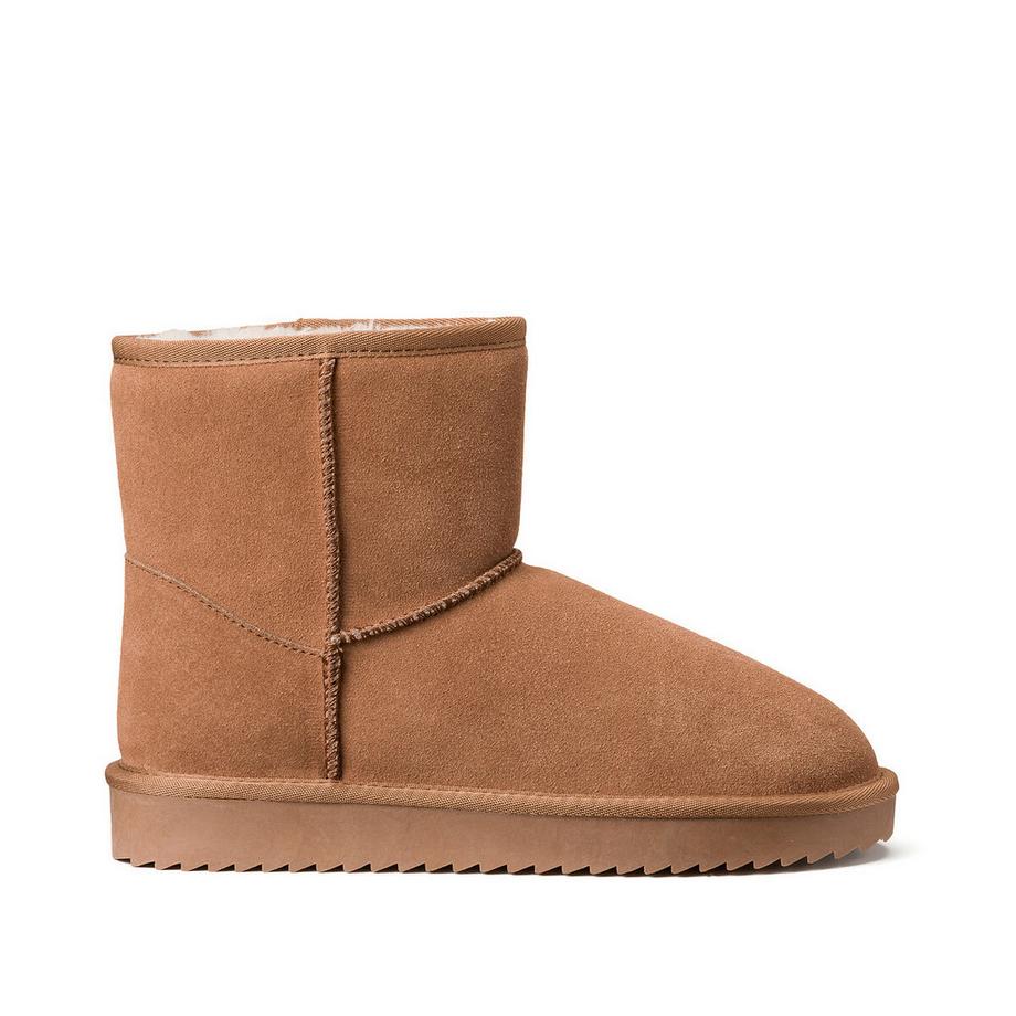 La Redoute Collections  Boots fourrées en cuir 