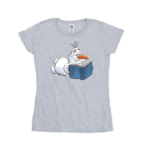 Disney Frozen Olaf che legge un libro T-Shirt  