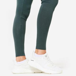 DOMYOS  Leggings donna slim fit cotone 