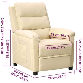 VidaXL Relaxsessel gewebe  