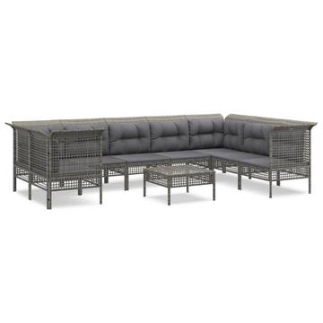 Garten lounge set poly-rattan