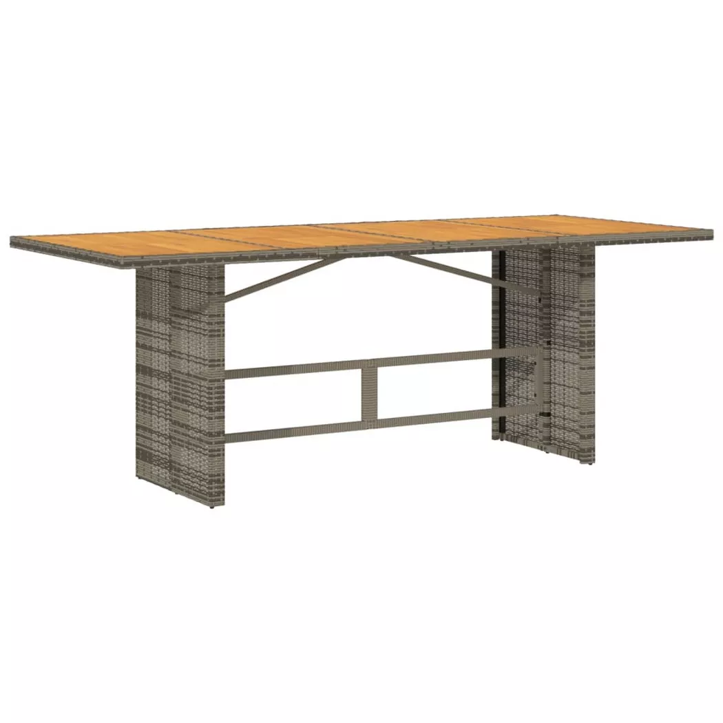 VidaXL - Table de jardin, One Size, Gris