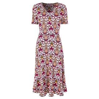 Joe Browns Wende-Jerseykleid 2-in-1 mit strahlendem Blumenmuster  