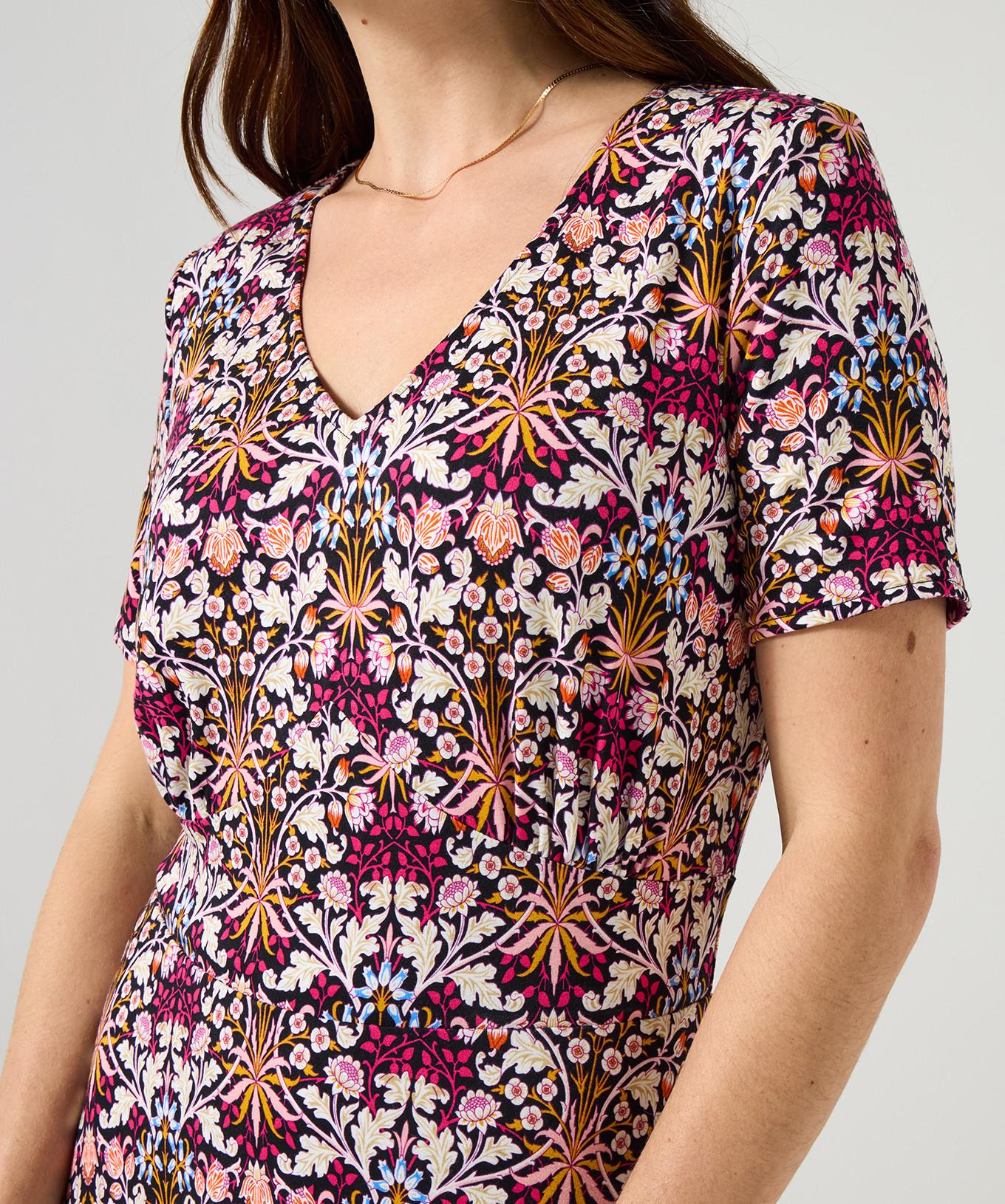 Joe Browns Wende-Jerseykleid 2-in-1 mit strahlendem Blumenmuster  