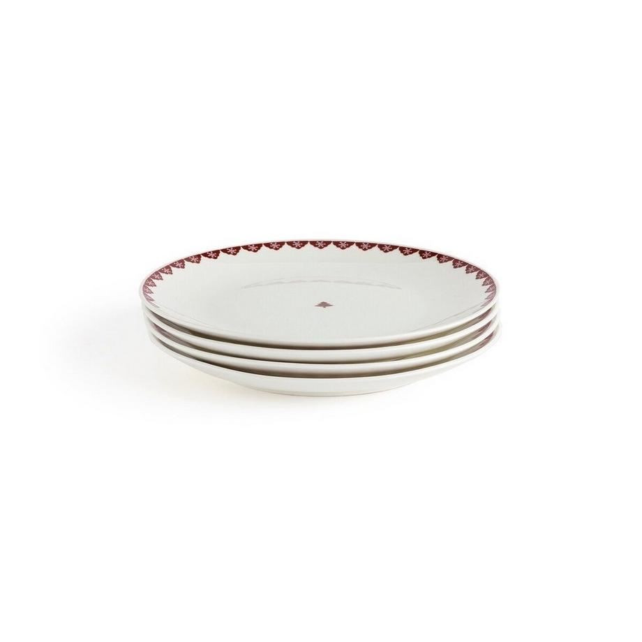 La Redoute Intérieurs 4er-Set Dessertteller Flocani  