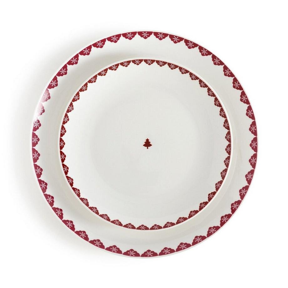 La Redoute Intérieurs 4er-Set Dessertteller Flocani  