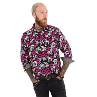 Joe Browns  Langarmshirt mit Totenkopf und Lippendruck 