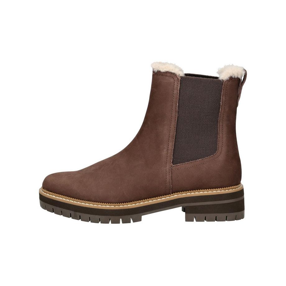 TOMS Stivaletto Chelsea con bordo in pelliccia sintetica  