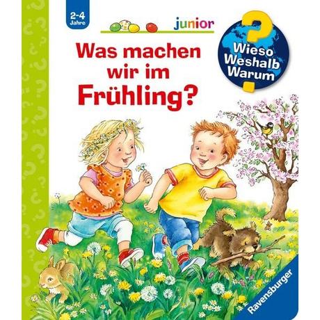 Wieso? Weshalb? Warum? junior, Band 59: Was machen wir im Frühling? Erne, Andrea; Szesny, Susanne (Illustrationen) Couverture rigide 