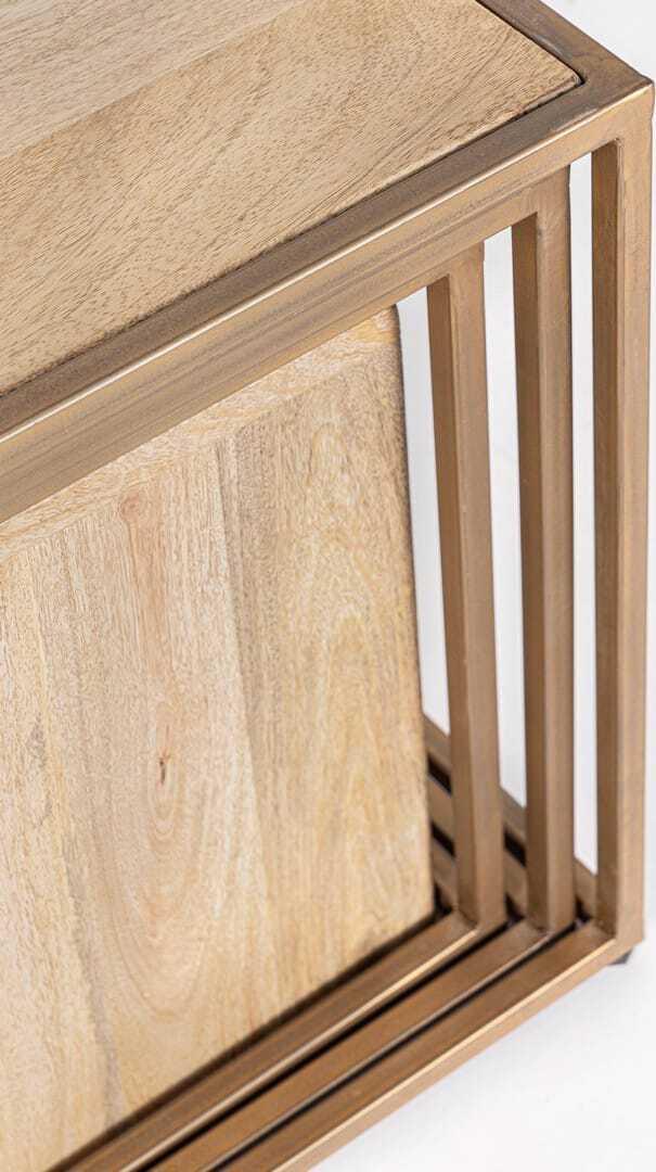 mutoni Tavolino Jaidev (set di 4)  