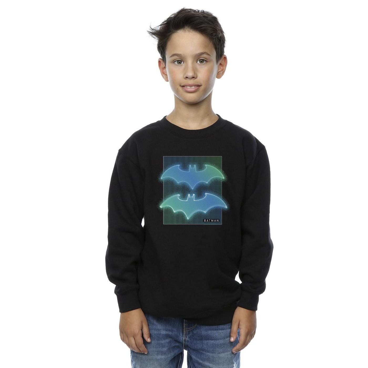 DC COMICS  Batman Grid Gradient Sweatshirt 