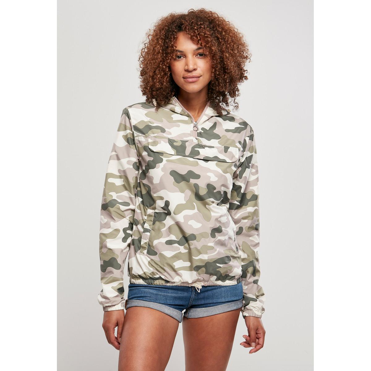 URBAN CLASSICS  giacca antivento urban claic camouflage 