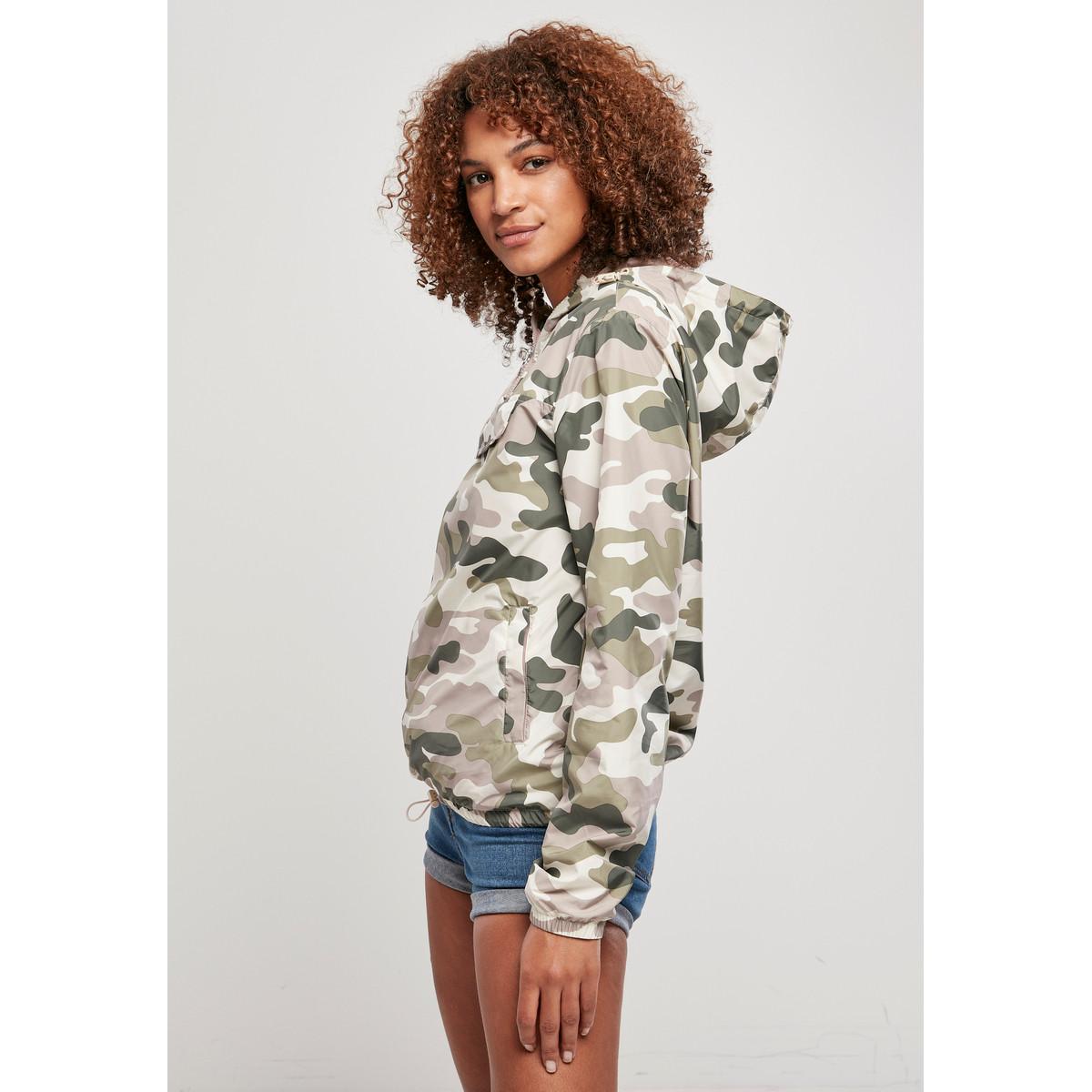 URBAN CLASSICS  damen-windjacke urban claic camouflage 