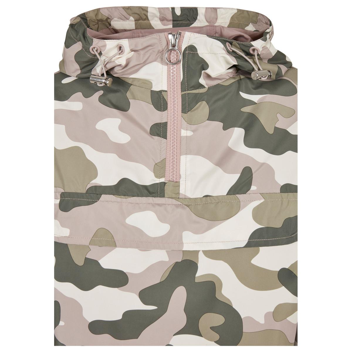 URBAN CLASSICS  giacca antivento urban claic camouflage 