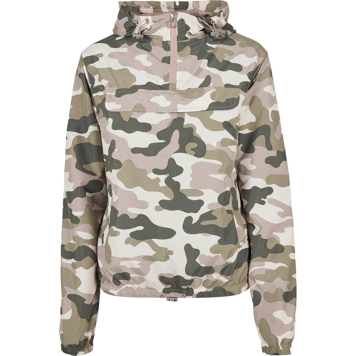 URBAN CLASSICS  damen-windjacke urban claic camouflage 