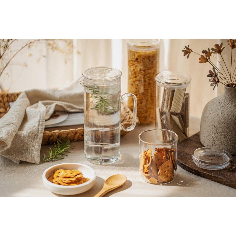 Nuts Innovations Pichet en verre transparent  