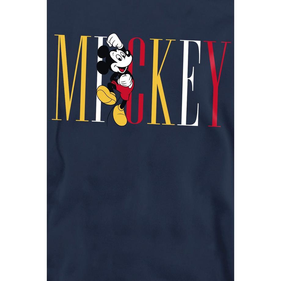 Disney Mickey Sweatshirt Col Rond  